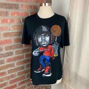 Nike Dri Fit Lebron James Witness Black T-Shirt, S